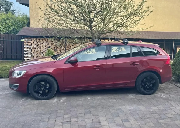 Volvo V60 cena 59500 przebieg: 215000, rok produkcji 2017 z Babimost małe 79